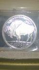 1 Oz Indian Head Silver Round Buffalo On Back Pure Silver Silver photo 2
