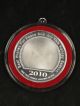 2010 Warm Holiday Wishes.  999 Silver Coin Ornament Silver photo 1