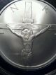 1 Oz.  999 Silver Shield Crucifixion Jesus Christ Release Inri King Of Kings Silver photo 1