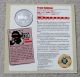 Frank Robinson Baseball Hall Of Fame.  999 Silver Proof Coin Carded & Silver photo 1