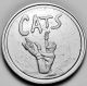 Cats Broadway Show 1 Oz.  999 Fine Silver Coin Round Medallion Silver photo 1