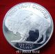 Solid Silver Round 2 Troy Oz Buffalo Indian Head.  999 Fine 2014 Liberty Bu Silver photo 5