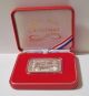 Baby ' S First Christmas.  999 Silver Art Bar 1 Troy Oz With Case & Box Silver photo 2