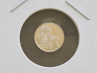 1976 Steve Owen Nfl Pro Football Franklin Sterling Silver Medal C8010 photo