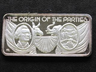 The Origin Of The Parties Silver Art Bar Hamilton A7543 photo