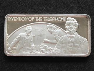 Invention Of The Telephone Silver Art Bar Serial 7571 Hamilton C4742 photo