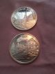2 Troy Ounces Of.  999 Silver 2003 Christmas: Train - Blessings: Snowy Day Church Silver photo 3