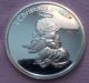 1 Troy Ounce Of.  999 Silver 2009 Christmas: A Little Girl Angel In Prayer Silver photo 1