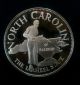 Sterling Silver North Carolina Statehood.  925 Silver Round 14.  3 Grams Photo (hs) Silver photo 1