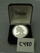 Astronaut Mickey Mouse Walt Disney 1 Oz.  999 Pure Silver Coin & Coin Box C480 Silver photo 7