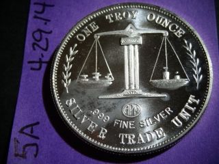 One Pre Owned (1) Troy Ounce 