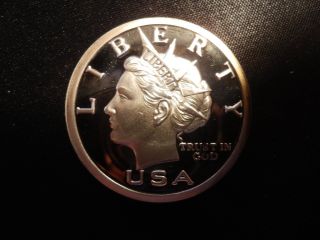 Silver Liberty $20 1 Troy Oz.  Round 2006 Norfed Rare photo