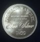 1oz.  999 Fine Silver Johnson Matthey Freedom Of Speech Round - Jm Art Round Silver photo 1