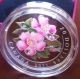 2011 Canada Love Wild Rose&crystals 1oz.  Fine Silver Coin Wedding/valentine Gift Silver photo 1