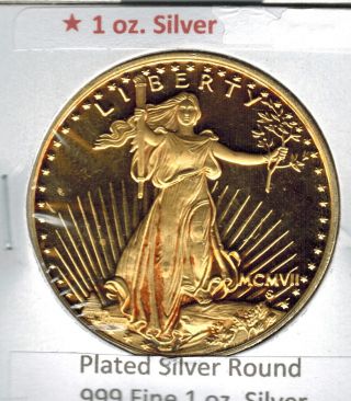 Silver Round.  999 Fine Silver 1 Troy Ounce.  999 Fine Silver photo