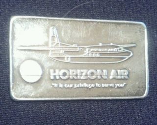 15 Gram.  999 Fine Silver Bar - Horizon Airlines photo