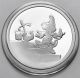 Disney Mickey Fantasia 1 Troy Oz.  999 Fine Silver Coin Rarities Case Silver photo 1