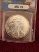 2005 Silver Eagle  First Strike  Anacs Silver photo 3