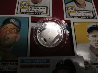 1 Oz.  999 Fine Silver Baseball Round Coin photo