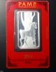 2014 Lunar Year Of The Horse Pamp Suisse 1 Troy Oz.  999 Fine Silver Silver photo 4