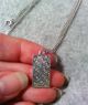 Norman Rockwell 1gr.  Ingot.  999 Pendant On Sterling Silver Total 3.  93gr. Silver photo 2