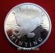 Solid Silver Round 1 Oz Sunshine Minting Eagle Sunrays Fine.  999 Mirror Face Bu Silver photo 7