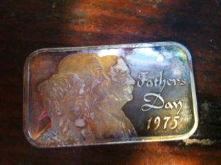 Father ' S Day 1975 - Madison - 1 Oz.  999 Silver Art Bar photo