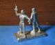 Hand Casted Solid.  999 Fine Silver Star Wars Inspired Trooper And Scout Figure Silver photo 1