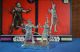 Hand Casted Solid.  999 Silver Star Wars Inspired Warrior Figures 2.  86oz Silver photo 1