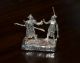 Hand Casted Solid.  999 Silver Star Wars Inspired Warrior Figures 2.  86oz Silver photo 7