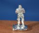 Hand Casted Solid.  999 Fine Silver Star Wars Inspired Stormtrooper Figure 25.  9g Silver photo 1