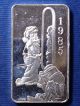 Yci Happy Holidays 1985,  1 Troy Oz.  999 Fine Silver Art Bar Silver photo 1