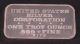 Trial Stamp Ussc Double Press Die Silver Bar Bighorn Sheep / Joan Of Arc Go God Silver photo 2
