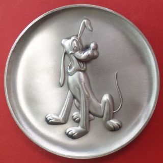 Rare 1974 Kirk Sterling Silver Pluto Hi Relief Magic Of Disney Medal Coin Dog photo