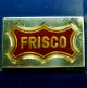 Frisco Railroad Emblem - St.  Louis San Francisco Railway 0.  76 Oz.  925 Silver Bar Silver photo 3