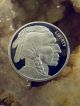 2014 American Indian Head 1 Oz Silver.  999 Round Medallion Medal Buffalo Reverse Silver photo 5