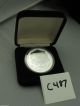 Jackie Robinson 1oz Proof Baseball Coin & Black Coin Box.  999 Pure Silver Round Silver photo 2