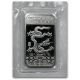 2012 1oz Lunar Year Of The Dragon.  999 Silver Bar Silver photo 1