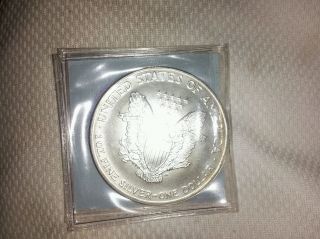 2000 American Eagle Walking Liberty.  999 Silver Coin Troy Oz Round Toned photo