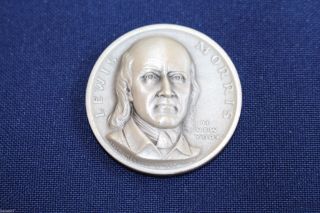 1967 Lewis Morris York Medallic Art Co.  999 Fine Silver Art Medal E2267 photo
