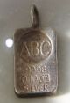 Abc Australian Bullion Company Old Pour 99.  98 Silver Rare 0.  10 Oz Ultra Rare Bar Silver photo 2