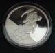 Disney ' S Snow White Sneezy 50th Anniversary 1 Troy Oz Silver Round Coin 999 Fine Silver photo 4