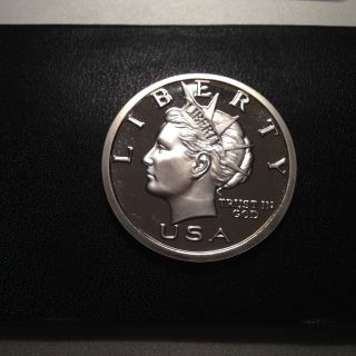 1oz.  999 Fine Silver $20 Norfed Liberty Proof Round - 2006 Rare photo