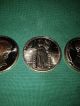 Penny Dime And Old Quarter All Brilliant U 1 Oz Each Of Pure.  999 Copper Silver photo 3