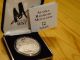 Very Rare Alaska 1991 Alaska Railroad Medallion 999 Fine Silver 1 Troy Oz Silver photo 2