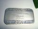 2007 Rare.  999 One Troy Ounce Fine Silver Enameled Christmas Tree Bullion Bar Silver photo 4