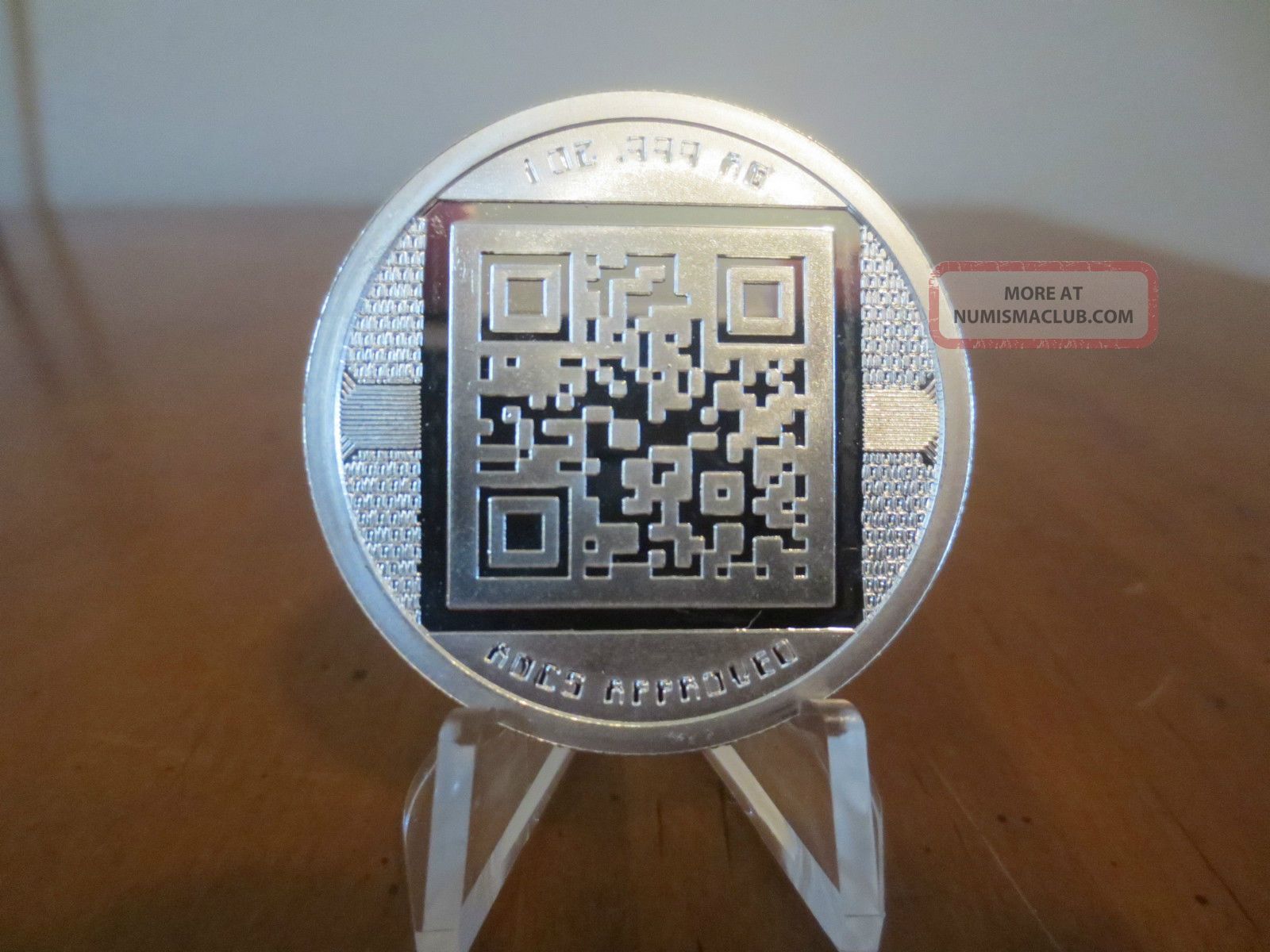 Bitcoin 1 Oz Silver Round 999 Fine Silver