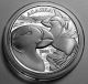 Alaska Official State 1995 Puffin 1 Troy Oz.  999 Silver Coin Case Silver photo 1