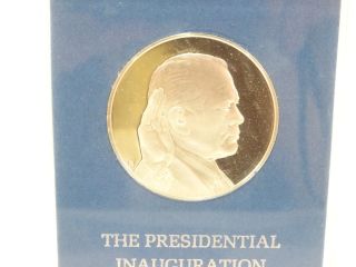 1974 Sterling Silver Presidential Inauguration Eyewitness Medal Gerald Ford photo