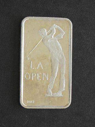 1973 La Open Golfer Silver Art Bar Chi Switzerland C8043 photo